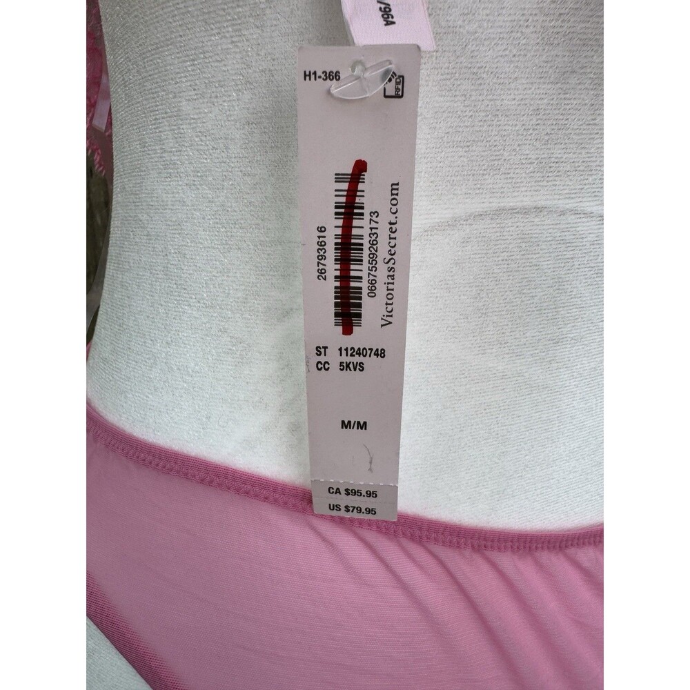 Victoria’s Secret Very Sexy Sheer Teddy M NWT Floral Embroidered Boho Lingerie - Picture 7 of 9